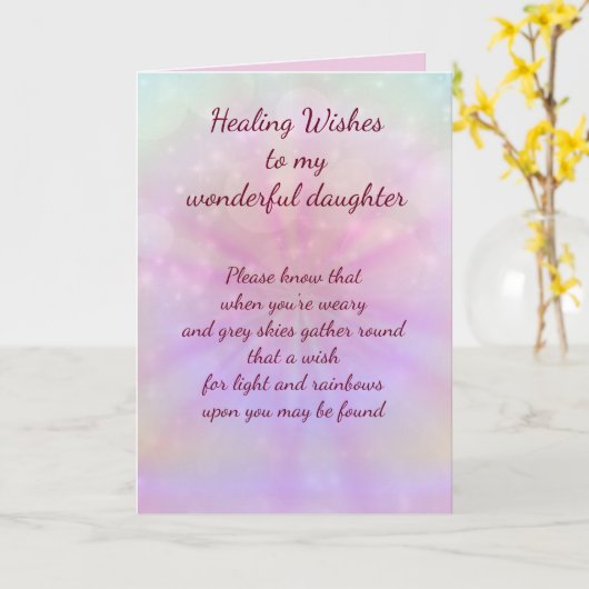 Krijg Well dochter Kaart (Gele Bloem)