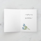 Krijg Well Flower Bouquet Kaart (Binnen)