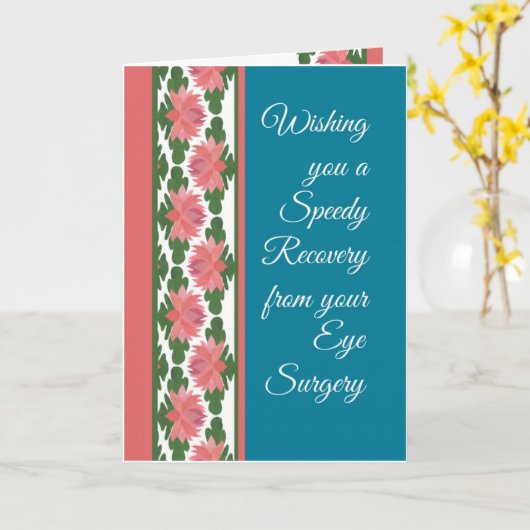 Krijg Well van Eye Surgery Kaart, Water Lelies Kaart (Gele Bloem)