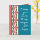 Krijg Well van Hip Surgery Kaart, Water Lelies Kaart (Gele Bloem)