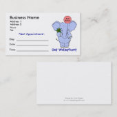 Krijg Wellephant Afspraakkaart Afsprakenkaartje (Voorkant / Achterkant)