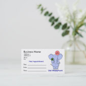 Krijg Wellephant Afspraakkaart Afsprakenkaartje (Staand voorkant)