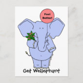 Krijg Wellephant Briefkaart (Voorkant)