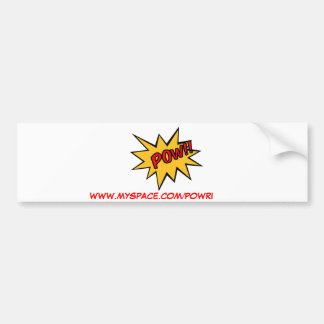 Krijg, WWW.MYSPACE.COM/POWRI Bumpersticker