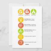 Krijg zonne-energiebesparing op Briefkaart thuis (Achterkant)