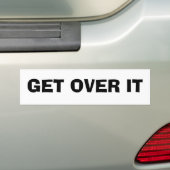 KRIJGEN BUMPERSTICKER (Op auto)