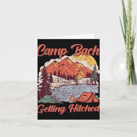 Krijgen Hitched Bride Squad Camp Bachelore Kaart (Voorkant)