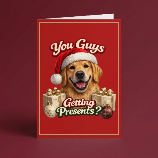 Krijgen jullie cadeaus? Grappige Kerstkaart van ee Kaart