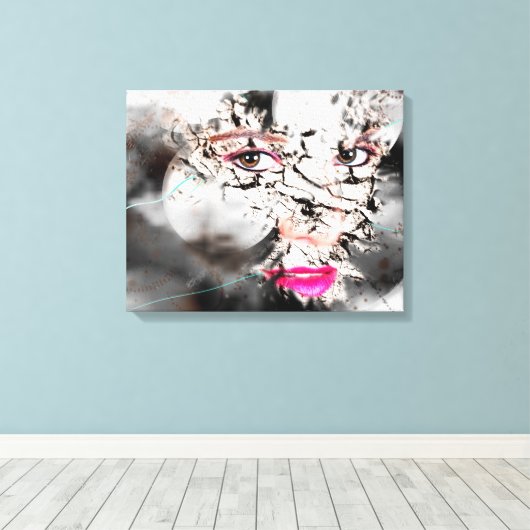 KRIJGEN VIA CREATIVE ART CANVAS AFDRUK (Insitu (Houten vloer))