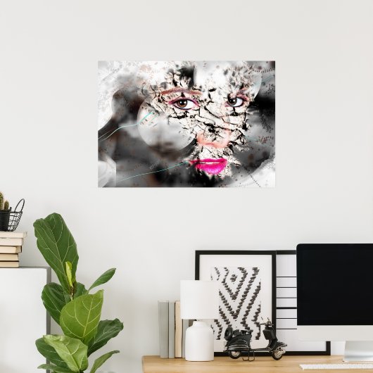 KRIJGEN VIA CREATIVE ART POSTER (Thuiskantoor)