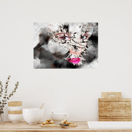 KRIJGEN VIA CREATIVE ART POSTER (Keuken)