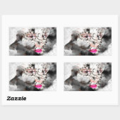 KRIJGEN VIA CREATIVE ART RECHTHOEKIGE STICKER (Vel)