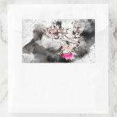 KRIJGEN VIA CREATIVE ART RECHTHOEKIGE STICKER (Tas)