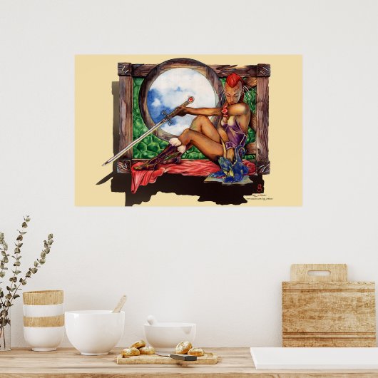 krijger01poster34.5by23 poster (Keuken)