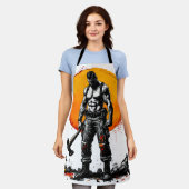 krijger barbaar middeleeuwse fanAll-Over Print Sch Schort (Gedragen)