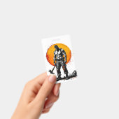 krijger barbaar middeleeuwse fantasie hummer Badge (Handheld)