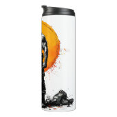 krijger barbaar middeleeuwse fantasie Thermal Tumb Thermosbeker (Geroteerd rechts)