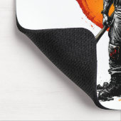 krijger barbaarse middeleeuwse fantasy hummer Mous Muismat (Hoek)