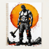 krijger barbaarse middeleeuwse fantasy hummer Plan Planner (Voorkant)