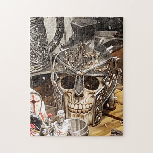Krijger Beyond the Grave Puzzel, 28 cm x 35,5 cm Legpuzzel (Verticaal)