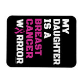 Krijger/Blok/Dochter...Borstkanker Magneet (Horizontaal)