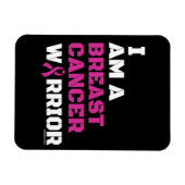 Krijger/Blok/Ik ben...Borstkanker Magneet (Horizontaal)