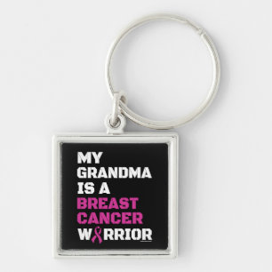 Krijger/Blok/Oma...Borstkanker Sleutelhanger