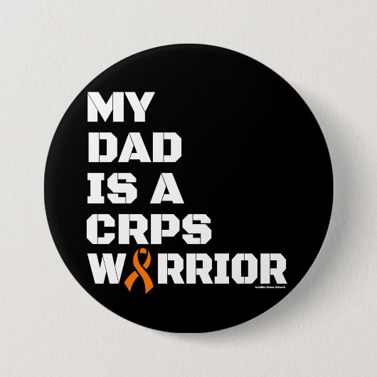 Krijger/Blok/Vader...CRPS Ronde Button 7,6 Cm (Voorkant)