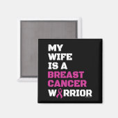 Krijger/Blok/Wife...Borstkanker Magneet (Voorkant / Achterkant)