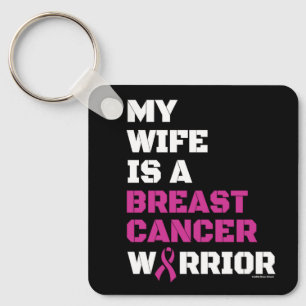 Krijger/Blok/Wife...Borstkanker Sleutelhanger