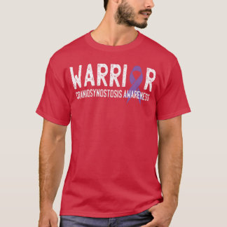Krijger Craniosynostose CSO Bewustzijn Paarse Lint T-shirt