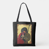 KRIJGER DAKSHOND   TOTE BAG (Achterkant)