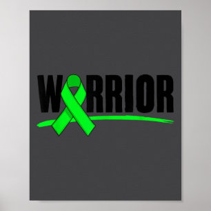 Krijger Depressie Angst Geestelijke Gezondheid Bew Poster