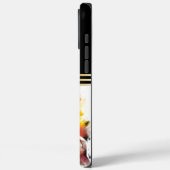 Krijger en edele leeuw verenigen zich bij zonsonde Case-Mate iPhone case (Achterkant / Links)