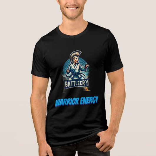 Krijger Energie Tri-Blend Shirt (Voorkant)