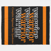 Krijger/Herhaalde...CRPS fleece deken (Voorkant (Horizontaal))