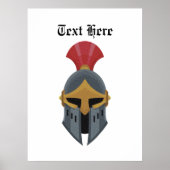 Krijger icoon poster (Voorkant)