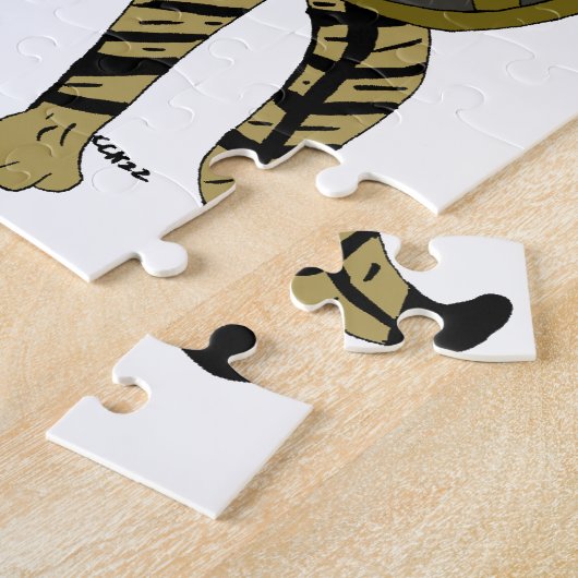 Krijger Kat Legpuzzel (Zijkant)