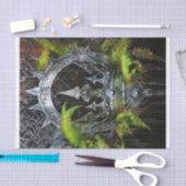 Krijger Koning van het Bos, Zilveren Kroon Tissuepapier (Craft)