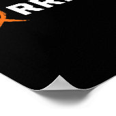 Krijger Leukemie Shirt - Bloedkanker Bewustzijn  Poster (Hoek)
