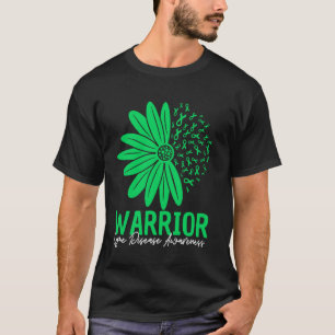 Krijger Lyme-bewustzijnsbloemlint Groen T-shirt