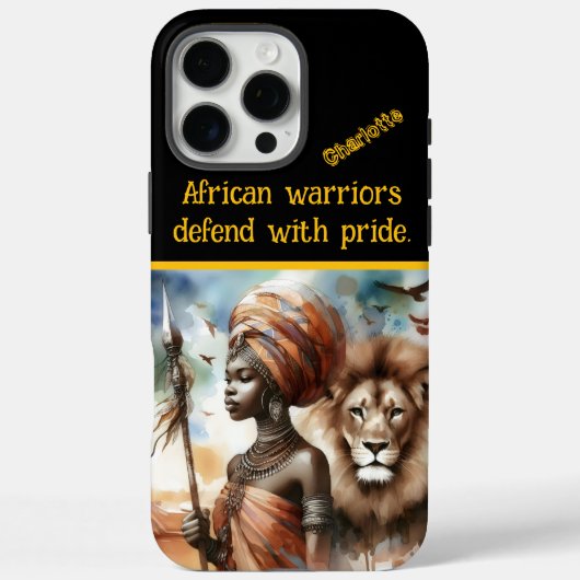 Krijger met leeuwenkracht Case-Mate iPhone case (Achterkant)