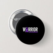 Krijger overlevende vechter lupus bewustzijn sle ronde button 5,7 cm (Voorkant /achterkant)
