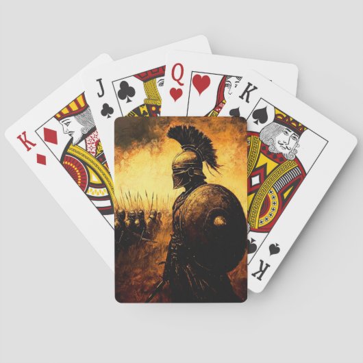 Krijger Pokerkaarten (Achterkant)