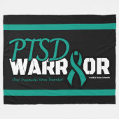 KRIJGER...PTSS FLEECE DEKEN (Voorkant (Horizontaal))