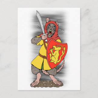 Krijger Rat met Falchion Briefkaart
