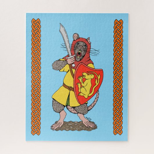 Krijger Rat met Falchion Legpuzzel (Verticaal)