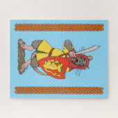 Krijger Rat met Falchion Legpuzzel (Horizontaal)