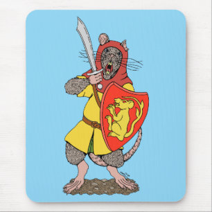 Krijger Rat met Falchion Muismat