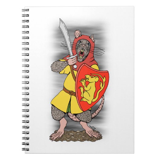 Krijger Rat met Falchion Notitieboek (Voorkant)